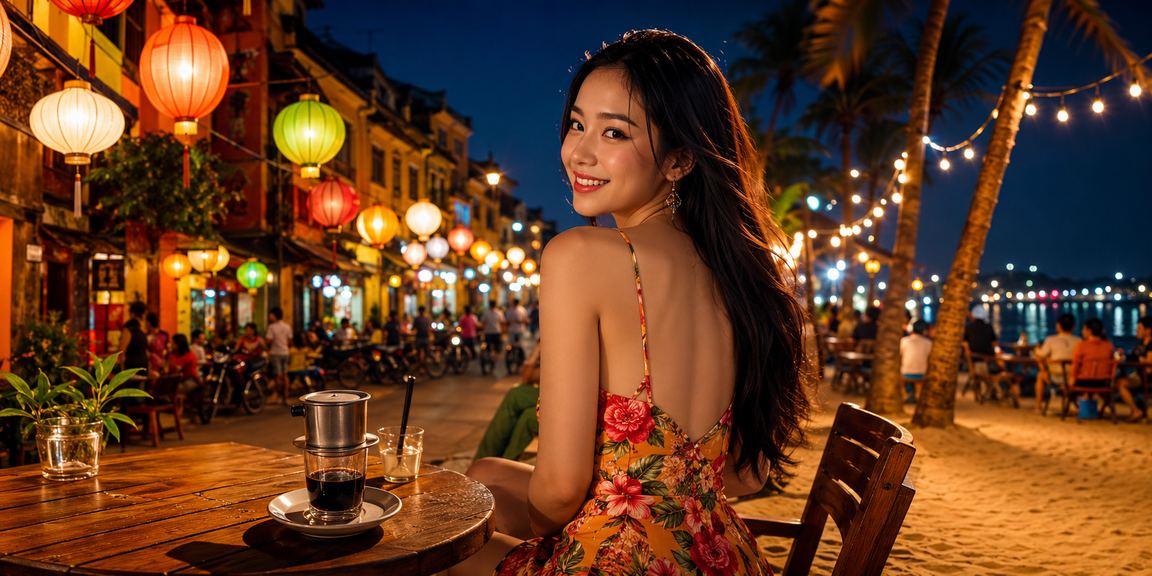 Người dùng xem kết quả xổ số tại quán cà phê Hà Nội trên điện thoại