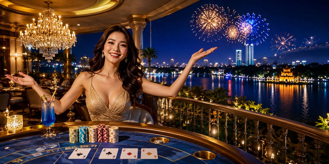 Màn hình đặt cược casino trực tuyến với các lựa chọn game và tỷ lệ thắng hiển thị rõ